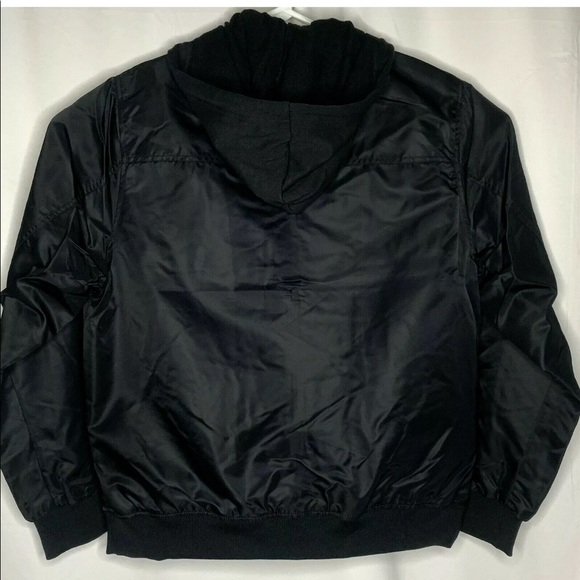 Original Use Mens Nylon Bomber Jacket Hooded Med - Picture 10 of 12